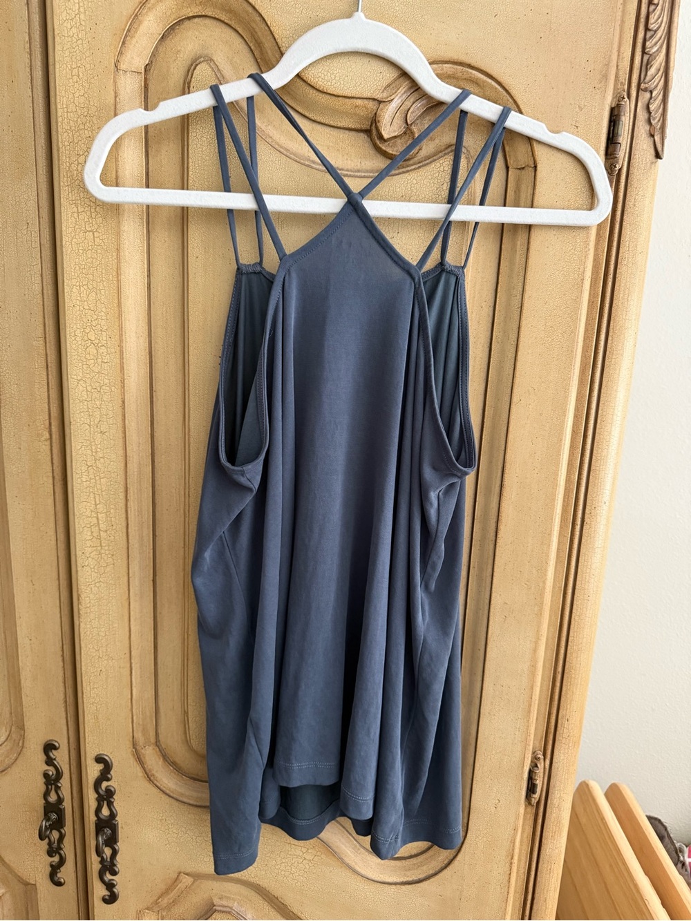 LOFT Steel Blue Double-Strap Camisole - Picture 2 of 3
